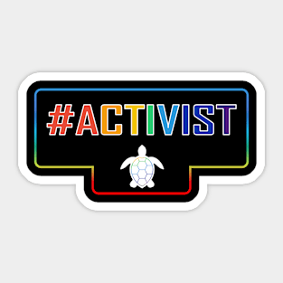 hashtag activist Sticker